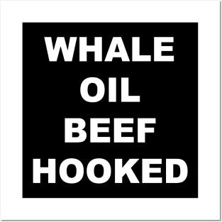 Whale Oil Beef Hooked! Posters and Art